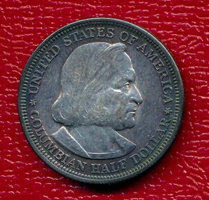 1893年コロンビア万博シルバーハーフドル*チョイスブリリアントアンサークル**送料無料!