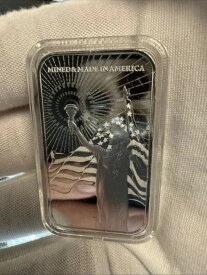 1オンス シルバーバー - アサヒ アメリカンリザーブ コロンビア ゴッデス .999 ファイン