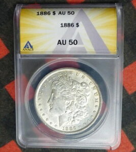 1886N ANACS AU 50 K݁AAJO 1h