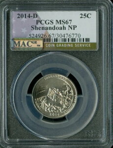 2014 D VFih[ tbO NH[^[ PCGS MS67 PQ 2ND ōO[h MAC X|bgXB