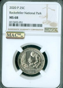 2020�N P ���b�N�t�F���[ 3�� �r�����O�X �N�H�[�^�[ NGC MS68 PQ MAC �X�|�b�g���X *
