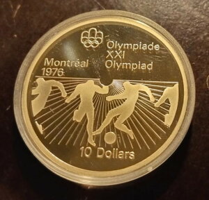 1976�N�J�i�_ 10�h�� �X�^�[�����O�V���o�[ BU�R�C�� �T�b�J�[ �����g���I�[���I�����s�b�N 1976