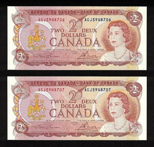 1974 $2.00 BC-47a-i SELECT UNC EPQ (2) A (1) ꂽ͂ 2h