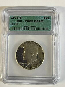 1976-S PlfB Vo[ n[t h ICG PR69DCAM - 50 Zg s[X !