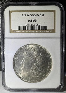 1921N K 1hd NGC MS 63