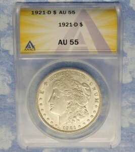 1921 D ANACS AU 55 K݁AAJO 1h