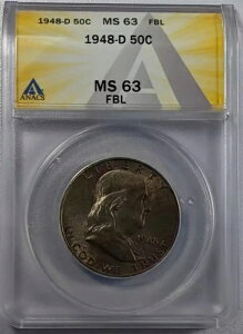 1948N D n[t_[ tN ANACS MS-63 FBL g[