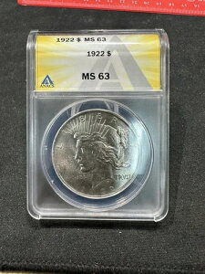 1922N ANACS MS 63 a݁AAJO 1h
