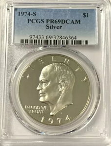 1974-S 1h AC[n[݁APCGS PR-69 DCAMAʐ^Q