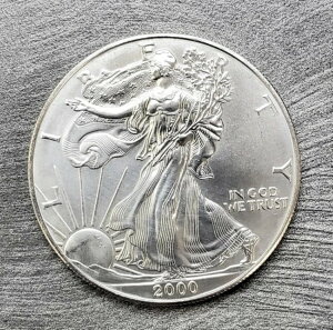 2000N AJ Vo[ C[O BU RC 1IX US $1 h  .999  ~g