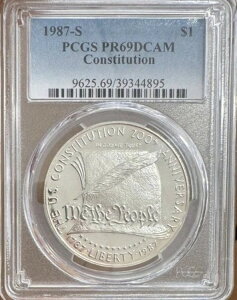 1987N S LOč@200NLO PCGS PR-69 DCAM