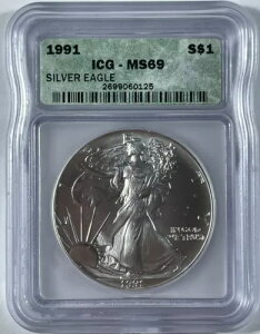 1991N Vo[C[O ICG MS69 (#21000) ݁BfGȃz_[B