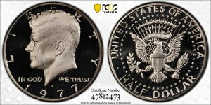 1977N S 50Zg PlfB n[t_[ PCGS PR69DCAM S[hV[hgD[r[ی