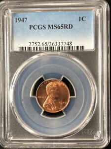1947N 1C RD J[ 1Zg PCGS MS65RD 36337748