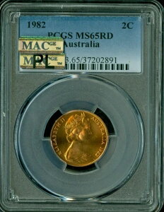 1982N I[XgA 2Zg PCGS MS65 RD PL PQ MAC X|bgX 1st XgCN*