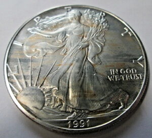 1991N 1h AJVo[C[O 1IX .999  UNC ͕th XehOX