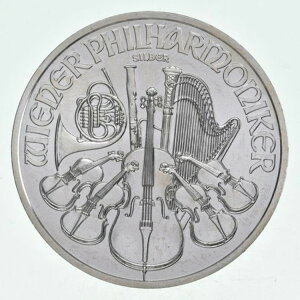 2021年 オーストリア 1.50ユーロ 銀貨 Unze Philharmonic 1オンス 銀貨