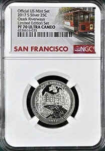 2017-S �I�U�[�N�E���o�[�E�F�C �V���o�[�N�H�[�^�[ - NGC PF70 �E���g���J���I - �����