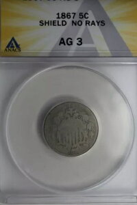1867 .05 ANACS AG 3 V[h m[CY V[hjbPAt@[XgjbP
