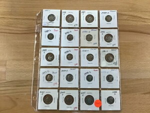 1985-S�`2005-S ���[�Y�x���g �_�C���Y �N���b�h �v���[�t�̂� 20��ނ̃R�C�� E9717
