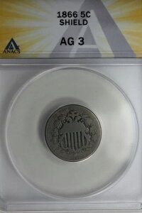 1866 .05 ANACS AG 3 SHIELD V[hjbPAt@[XgjbPt@[XgjbP