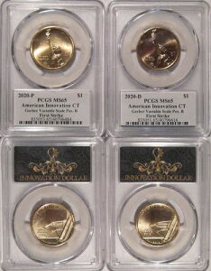 2020N P&DCmx[VE_[ $1 CT K[o[XP[ PCGS MS65 t@[XgXgCN |WVB