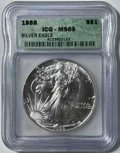 1988N Vo[C[O ICG MS69 (#20995) ݁BfGȃz_[B