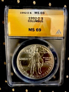 1992-D 1h NXgt@[ERuX MS 69 ANACS O[fBO