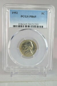PR65 1952�N �W�F�t�@�[�\�� �j�b�P�� PCGS �O���[�h 5�Z���g �v���[�t �󏭃R�C�� ������ PR 65