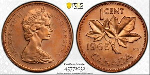 1965NJi_1Zgd | PCGS PL66RD ^Cv2AX[r[YA݊p5