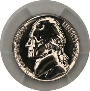PR67 1957NWFt@[\jbP PCGSO[h US 5C v[t P-MINT EXACT RC1