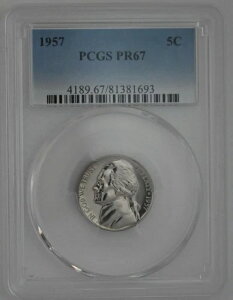 PR67 1957NWFt@[\jbP PCGSO[h US 5C v[t P-MINT EXACT RC1