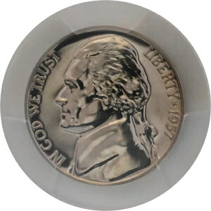 PR67 1957NWFt@[\jbP PCGSO[h US 5C v[t P-MINT EXACT RC1