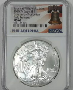 2020(P) 1h Vo[C[O ً}Y 1IX NGC MS 69 [X