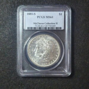 1881-S 1h K PCGS MS 61 - }N[ERNV II