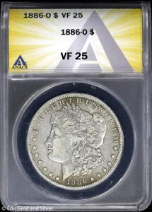 1886-O 1�h�������K����� ANACS VF 25