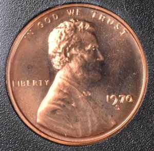 1970年代-S アメリカ造幣局 5枚プルーフコインセット - スモールデイト リンカーンセント