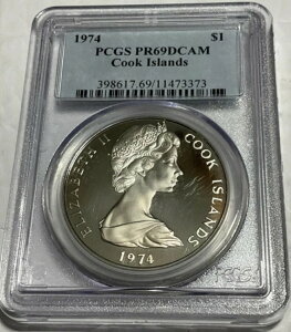 1974�N �N�b�N���� �|���l�V�A�_ �^���K���A�E�h�� �h�� PCGS PR69DCAM - Pop 4/0