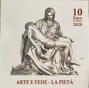 ?10 Euro PROOF 2020 COPPER ART/FAITH ~Piet? di Michelangelo-Watykan �B�p���y�{�p�~ ����o�`�J��-