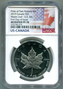 PCGS-PF70 2019�N �C���v���[�t �J�i�_ �V���o�[ ���[�v�����[�t - �v���C�h�E�I�u�E�c�[�E�l�C�V�����Y �Z�b�g