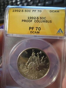 1992-S 50�Z���g �v���[�t �R�����o�X ANACS PF 70 DCAM
