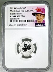 2025N 2h 1/10IX  Ji_ [v[t tbO 60N NGC PF70 GUxX - FR