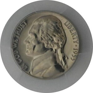PR68 1955NWFt@[\jbP PCGSO[h US 5C v[t P-MINT EXACT RC1