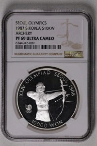 1987N ؍ \EIsbN A[`F[ v[tVo[ 10,000EH - NGC PF 69 UC