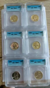 1957-64N ݁i90%j AJ NH[^[h v[t - ICG: PR63-65--- 6pbN