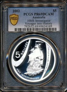 I[XgA 2002N 5h 5h (HMSCxXeBQ[^[) - PCGS PR69DCAM