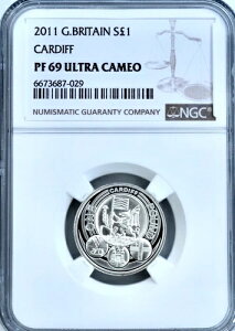 2011N  1|h J[fBt v[t NGC PF69 CMX |h C~g