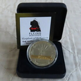 ジャージ 2013 フライング・スコッツマン 5ポンド シルバープルーフクラウン - 箱入り/COA