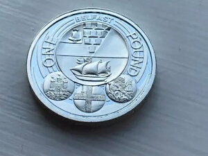 2010年 ベルファスト 1ポンド銀貨 プルーフ
