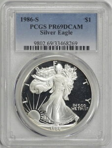1986-S v[t AJ Vo[ C[O 1h PCGS PR69 DCAM [BN269]